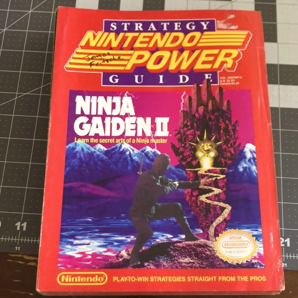 Vintage Nintendo Power Strategy Guide#2/volume 15 Ninja Gaiden II